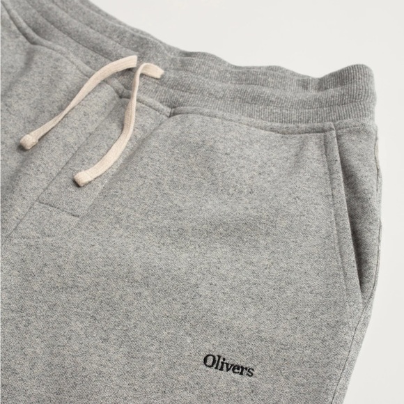 NWOT olivers apparel classic sweatshorts grey melange - Picture 3 of 5